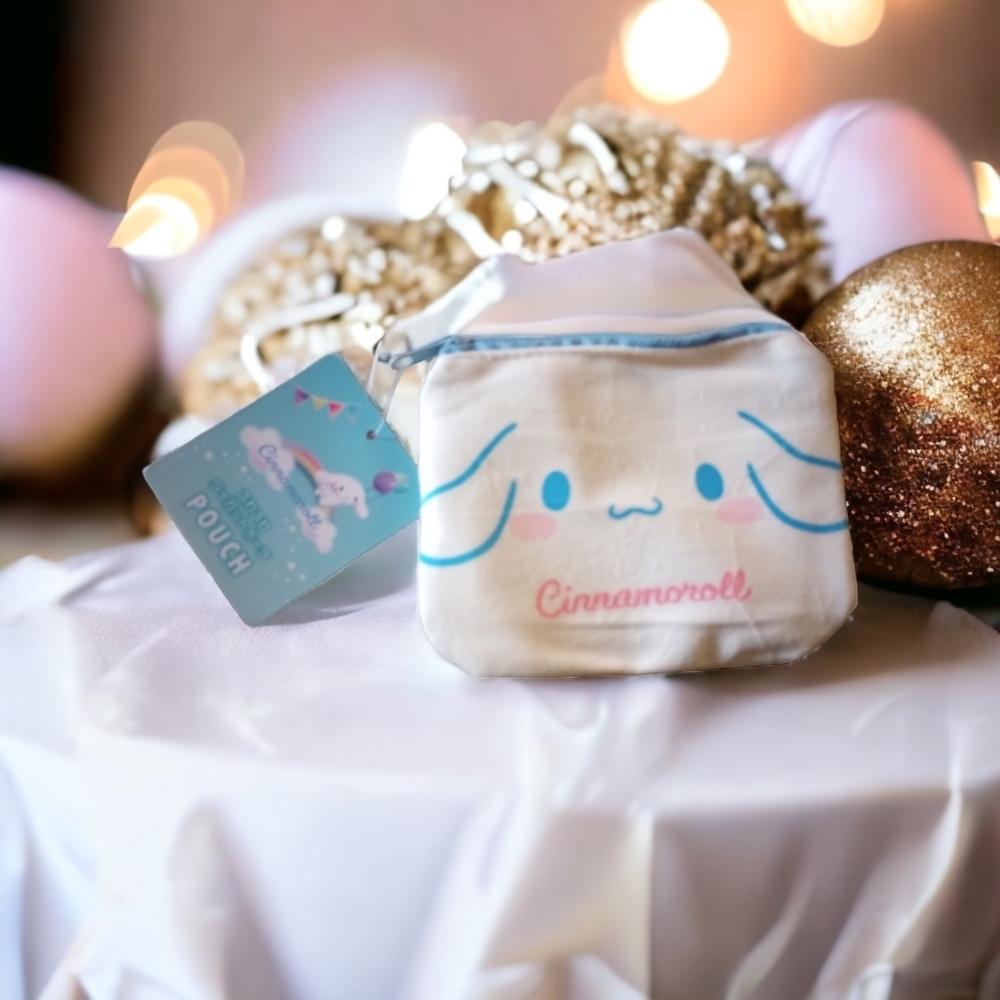 Small Soft Fabric Cinnamoroll Pouch Sanrio - Picture 3 of 5